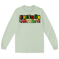 Matcha freedom juneteenth Long Sleeve Tee - CowGirlArtShop