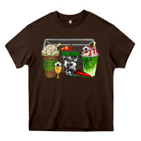 Chocolate Brown soccer coffee cups bbs Heavy Core Tee - BundleAndBundleShop
