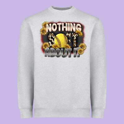 Nothing Soft About It Heavyweight Sweatshirt Designed By Fadigitalartstudio