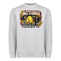 Heather Grey Nothing Soft About It Heavyweight Sweatshirt - FaDigitalArtStudio