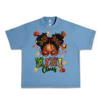Pebble Blue mini claus messy bun Urban Heavy Tee - texasbilliewilder
