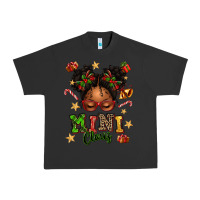 Pigment Black mini claus messy bun Urban Heavy Tee - texasbilliewilder