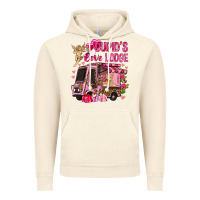 Vintage Artic Cupid's love lodge with truck Valentine's Day Vintage Hoodie - HowdyJamesFarm
