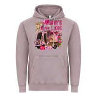 Cupid's Love Lodge With Truck Valentine's Day Vintage Hoodie | Teevron