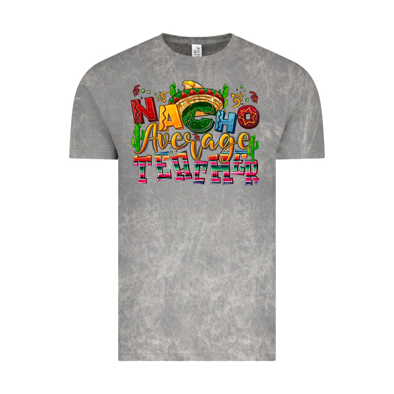 Nacho Average Teacher Vintage Tee by NancyCooperArtShop | Teevron