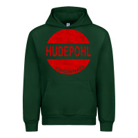 Forest Green vintage hudepohl beer Urban Hoodie - lanVoArt