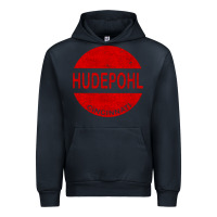 Navy vintage hudepohl beer Urban Hoodie - lanVoArt