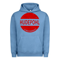 Pigment Pebble Blue vintage hudepohl beer Urban Hoodie - lanVoArt