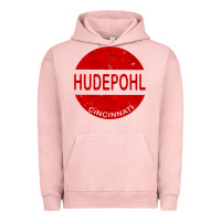 Pigment Salmon vintage hudepohl beer Urban Hoodie - lanVoArt