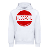 White vintage hudepohl beer Urban Hoodie - lanVoArt