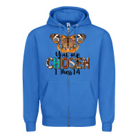 True Royal You Are Chosen Religious Zipper Hoodie - LillyAllenDesigns