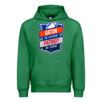 Emerald retro gator on saturday patriot on sunday gainesville gift Urban Hoodie - lanVoArt