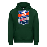 Forest Green retro gator on saturday patriot on sunday gainesville gift Urban Hoodie - lanVoArt