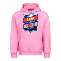 Fuchsia Pink retro gator on saturday patriot on sunday gainesville gift Urban Hoodie - lanVoArt