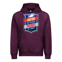 Mauve Wine retro gator on saturday patriot on sunday gainesville gift Urban Hoodie - lanVoArt