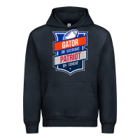 Navy retro gator on saturday patriot on sunday gainesville gift Urban Hoodie - lanVoArt
