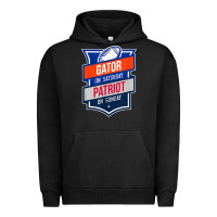 Pigment Black retro gator on saturday patriot on sunday gainesville gift Urban Hoodie - lanVoArt