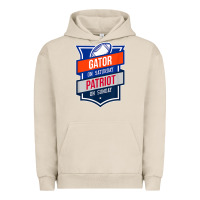 Pigment French Oak retro gator on saturday patriot on sunday gainesville gift Urban Hoodie - lanVoArt