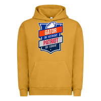 Pigment Peanut Butter retro gator on saturday patriot on sunday gainesville gift Urban Hoodie - lanVoArt