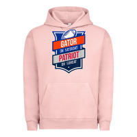 Pigment Salmon retro gator on saturday patriot on sunday gainesville gift Urban Hoodie - lanVoArt