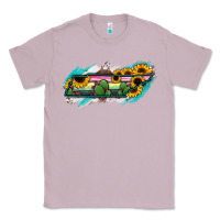 Lilac Tennessee Map Sunflower Cactus Serape Classic Tee - RanaPortraitStore