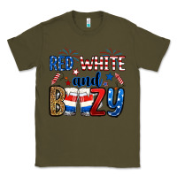 Army Green red white and boozy Classic Tee - RanaPortraitStore