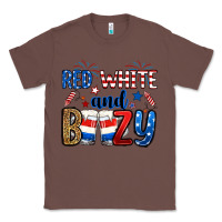 Chestnut red white and boozy Classic Tee - RanaPortraitStore