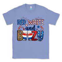 Colony Blue red white and boozy Classic Tee - RanaPortraitStore