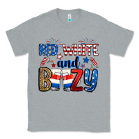 Heather Grey red white and boozy Classic Tee - RanaPortraitStore
