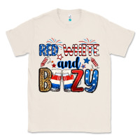 Natural red white and boozy Classic Tee - RanaPortraitStore