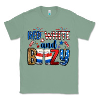 Sage red white and boozy Classic Tee - RanaPortraitStore