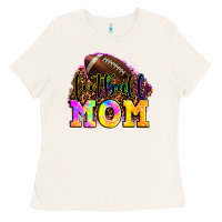 Bone football mom Ladies Tee - LillyAllenDesigns