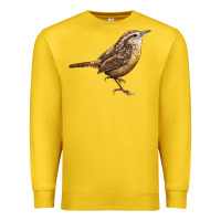 Lemon Ccarolina Wren Premium Sweatshirt - LillyAllenDesigns