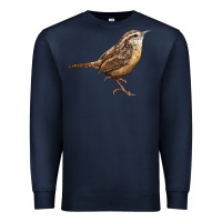 Navy Ccarolina Wren Premium Sweatshirt - LillyAllenDesigns