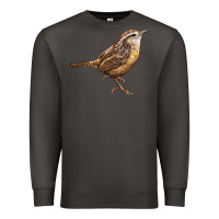 Smoke Ccarolina Wren Premium Sweatshirt - LillyAllenDesigns