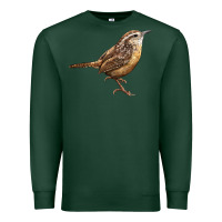 Sports Green Ccarolina Wren Premium Sweatshirt - LillyAllenDesigns