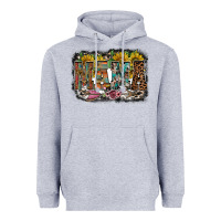 Heather Grey mama western Heavyweight Hoodie - RacoonDesign