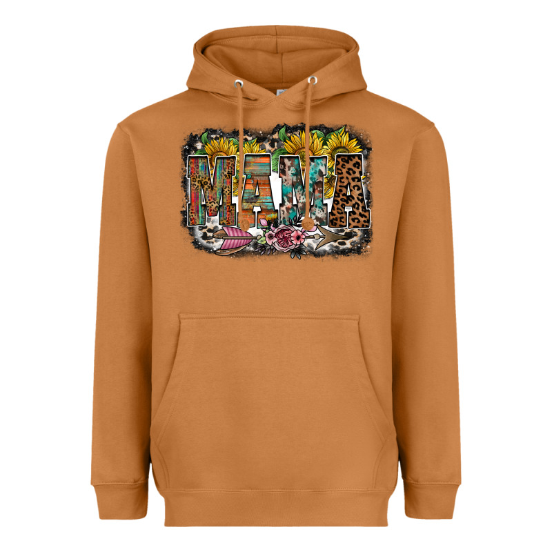Mama Western Heavyweight Hoodie by RacoonDesign | Teevron