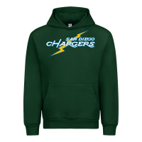 Forest Green vintage styled san diego chargers Urban Hoodie - lanVoArt