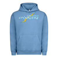 Pigment Pebble Blue vintage styled san diego chargers Urban Hoodie - lanVoArt