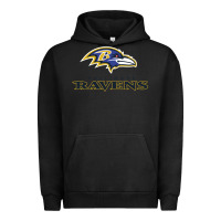Pigment Black the ravens teams Urban Hoodie - lanVoArt