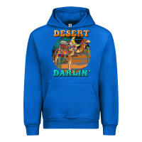 Cobalt desert darling camel Urban Hoodie - BarkalooDesign