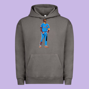 Bryce Harper Powder Blue Urban Hoodie Designed By Lanvoart