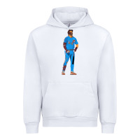 White bryce harper powder blue Urban Hoodie - lanVoArt