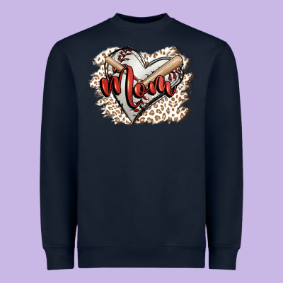 Baseball Mom Heavyweight Sweatshirt Designed By Fadigitalartstudio
