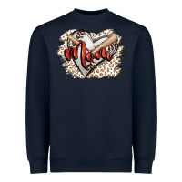 Navy baseball mom Heavyweight Sweatshirt - FaDigitalArtStudio