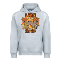 Heather Grey lion guard   cave painting Urban Hoodie - lanVoArt