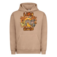 Pigment Burro lion guard   cave painting Urban Hoodie - lanVoArt