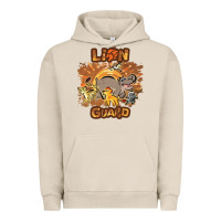 Pigment French Oak lion guard   cave painting Urban Hoodie - lanVoArt
