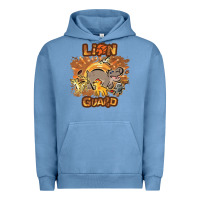 Pigment Pebble Blue lion guard   cave painting Urban Hoodie - lanVoArt